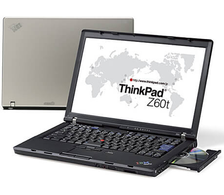 Замена жесткого диска на ноутбуке Lenovo ThinkPad Z60t